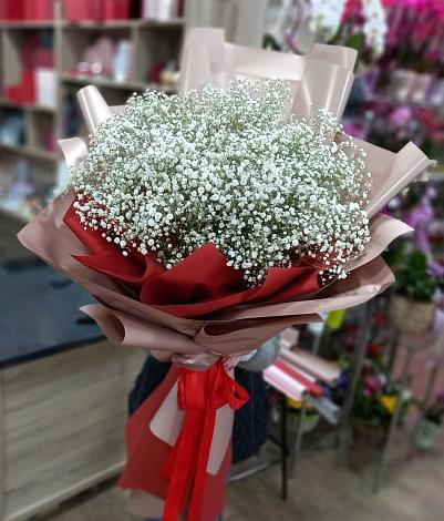 Букет цветов из: Гипсофила в Андреаполе