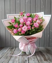 Букет Розовый кустик в Андреаполе