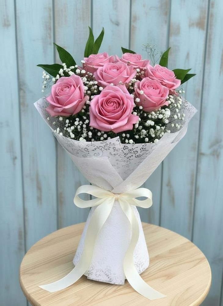 Букет цветов из: Розы в Андреаполе