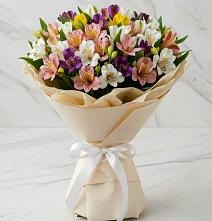 Букет цветов из:  Альстромерии #REPLACE_PRED# Андреаполе