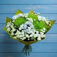 Букет цветов из:  Хризантемы в Андреаполе