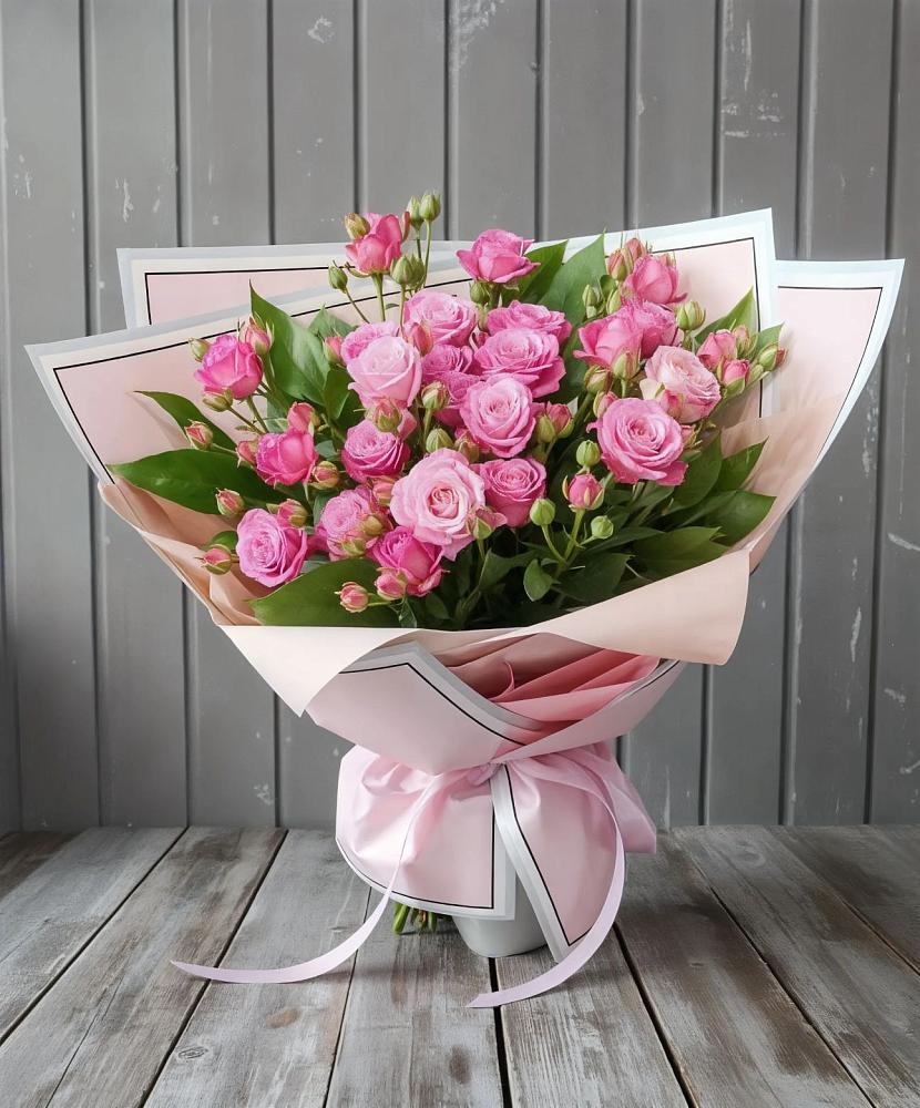 Букет Розовый кустик в Андреаполе